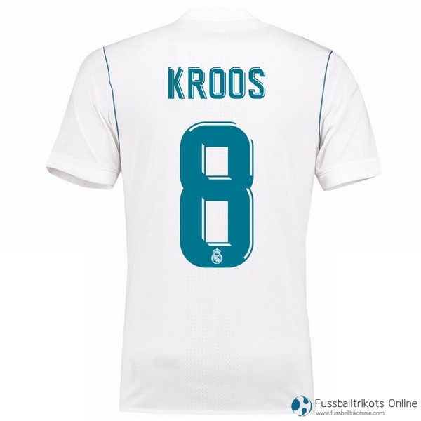 Real Madrid Trikot Heim Kroos 2017-18 Fussballtrikots Günstig